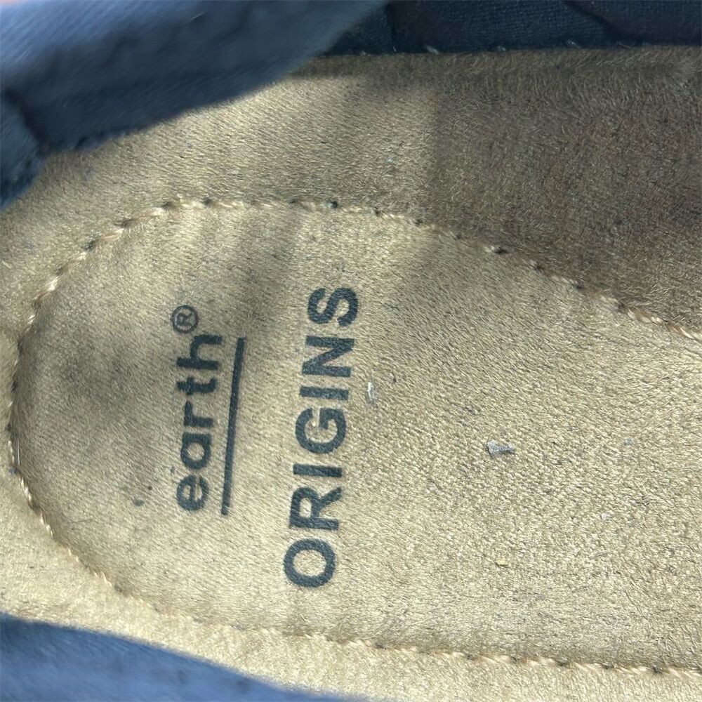 Earth Origins Women's Blue Leather Comfort Flats Size 11M Closed Toe Casual - Picture 10 of 11